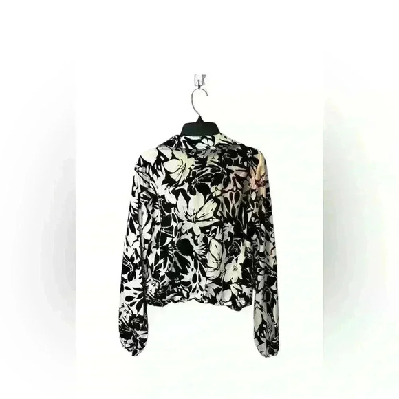 Rachel Zoe 2 Piece Set Black And White Flower Size S - Picture 8 of 8